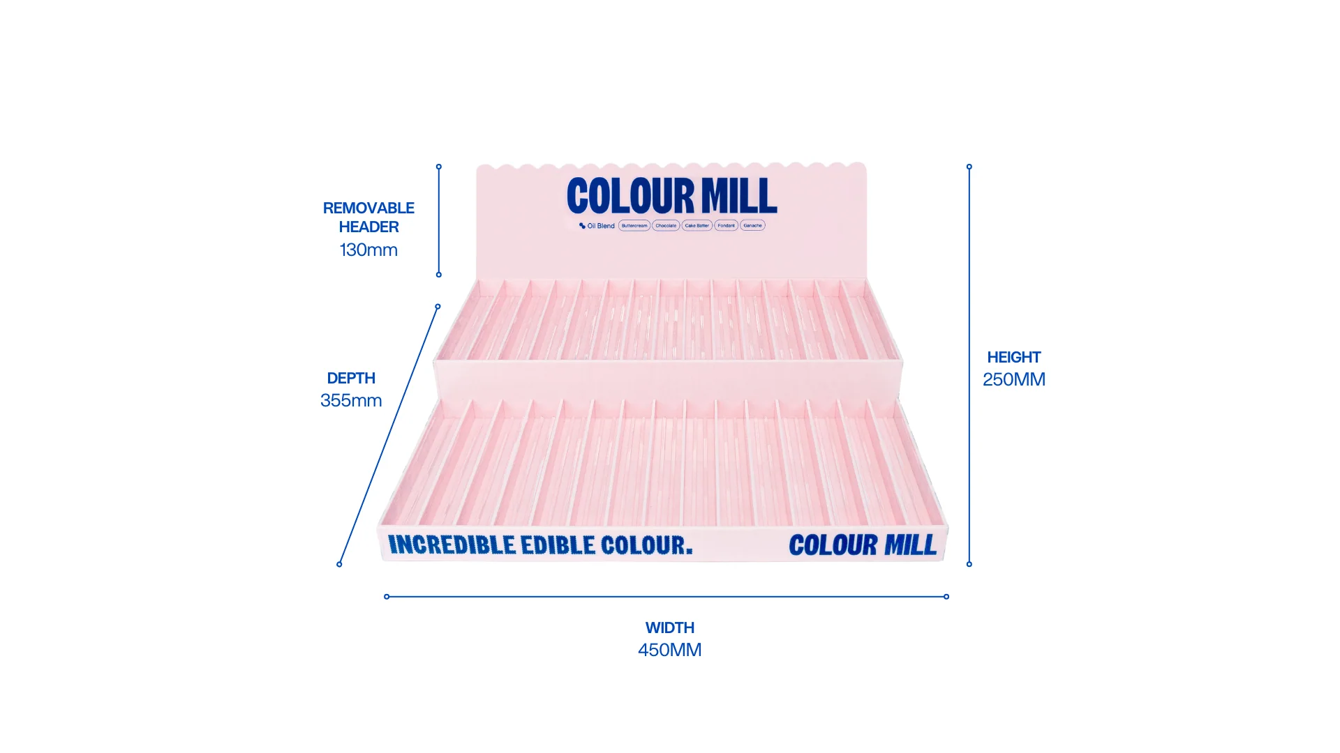 Acrylic Colour Shelf - Image 2